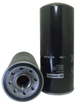 Filtre d'huile de grande capacité résistant aux températures élevées 600-211-1230 600-211-1231 Pour la protection du moteur KOMATSU 260 mm de hauteur