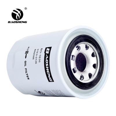 Filtre à huile d'excavatrice de grande capacité résistant aux hautes températures 32701-37950 BT230 pour la Protection du moteur HYUNDAI 135mm