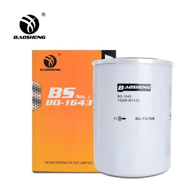 Filtre d'huile de grande capacité pour excavatrice résistant aux températures élevées 898075676 5208-W3401 135 mm hauteur de protection du moteur